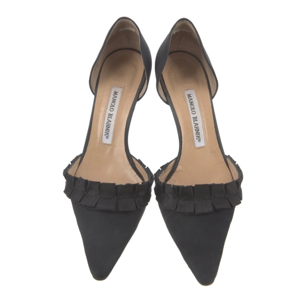 MANOLO BLAHNIK D'Orsay Pumps Size: 7 | IT 37